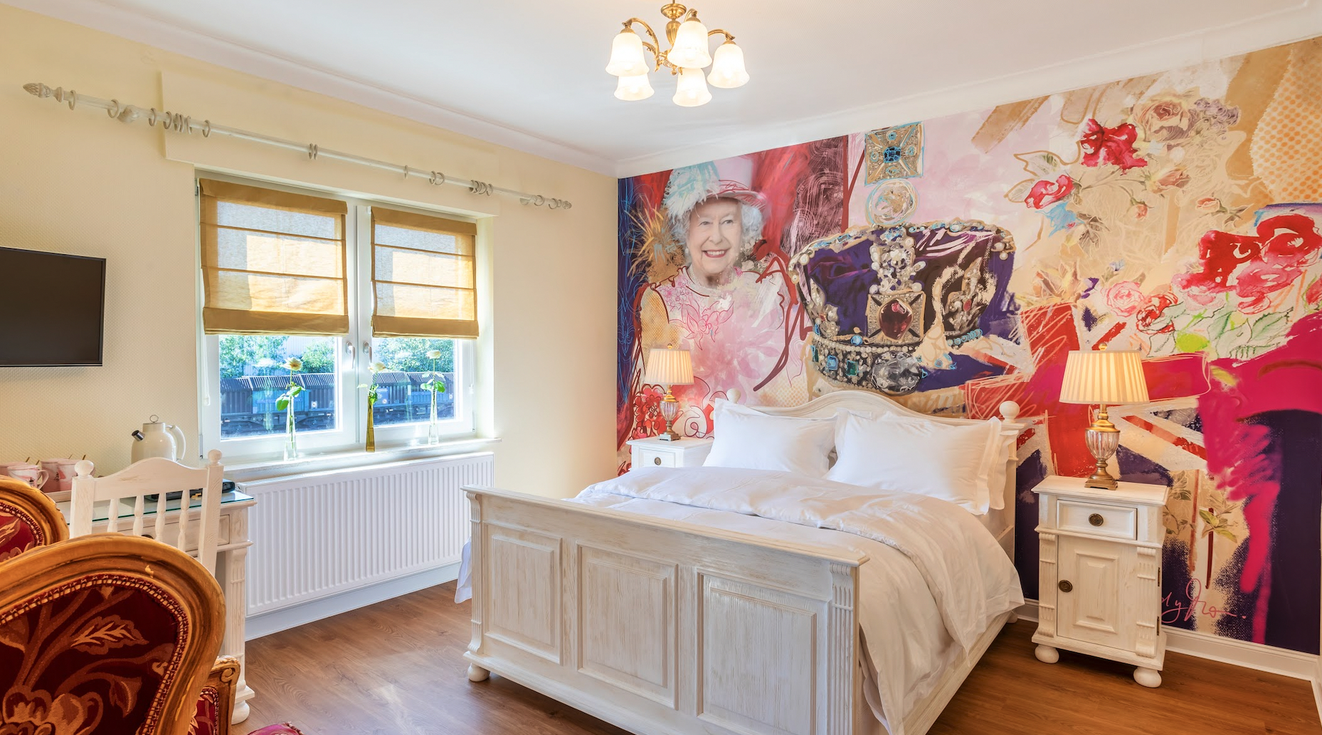 The Queen's Room - die Suite des Hotels "The Little Britain inn"
