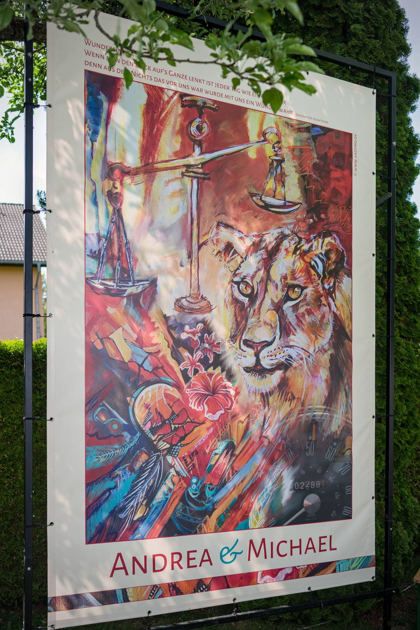 Hochzeitsbanner 2 x 3m