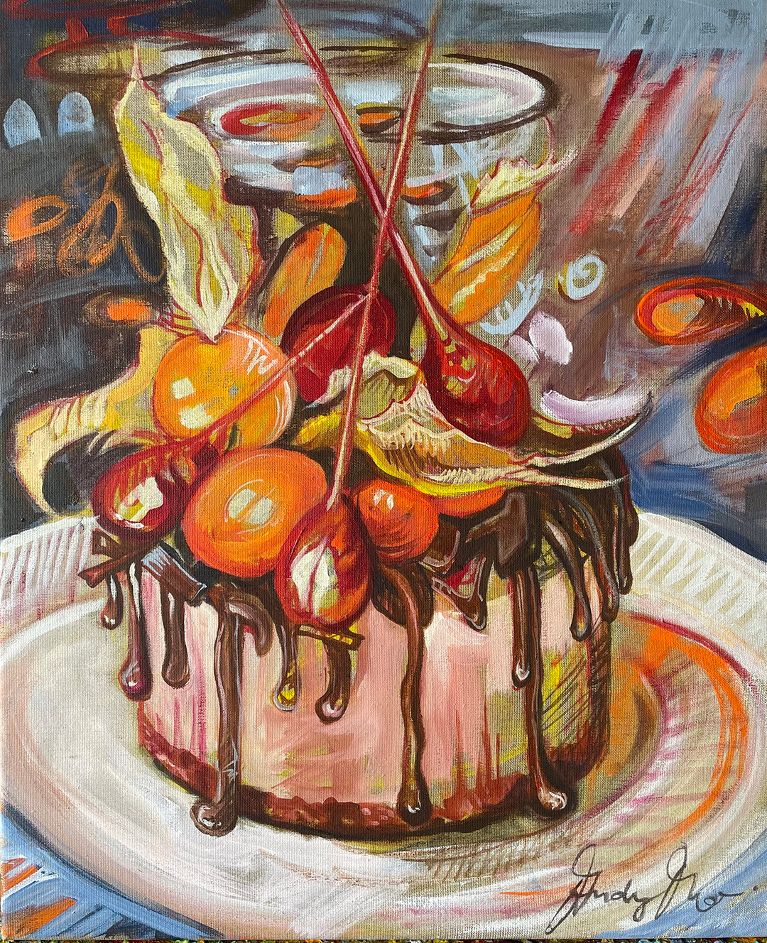 Hochzeitstorte 50 x 60 cm